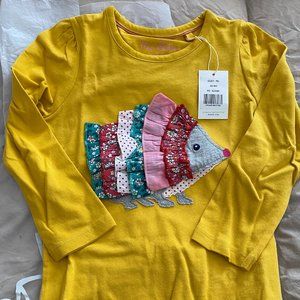 Mini Boden Hedgehog T-Shirt, Size 4 - 5